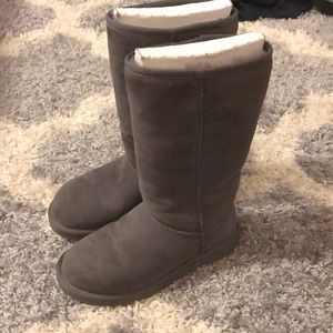 Ugg Women’s Classic Tall in Gray Size 5 with Box